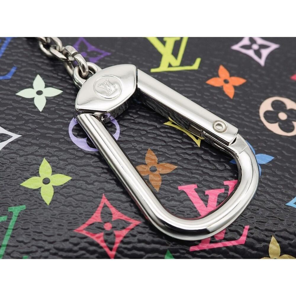 Louis Vuitton Murakami Key Pouch LV X TM Multicolor Black Cles Keychain 2025 - Picture 7 of 10